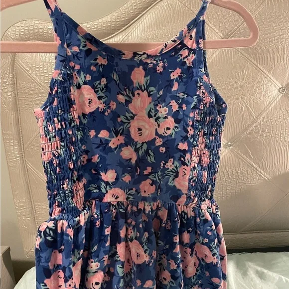 BCBGirls Navy Pink Floral Dress - Picture 3 of 4